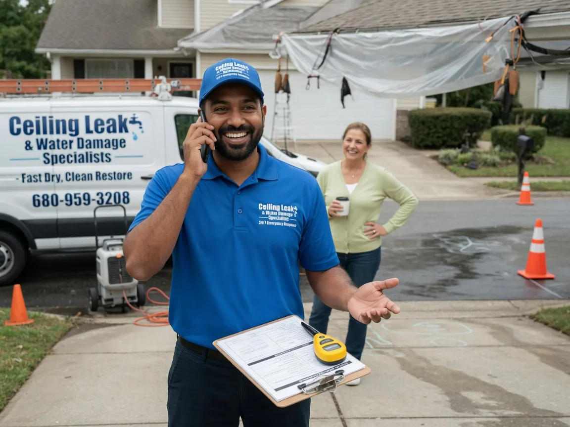 Ceiling Leak Cleanup Veblen, SD FAQs